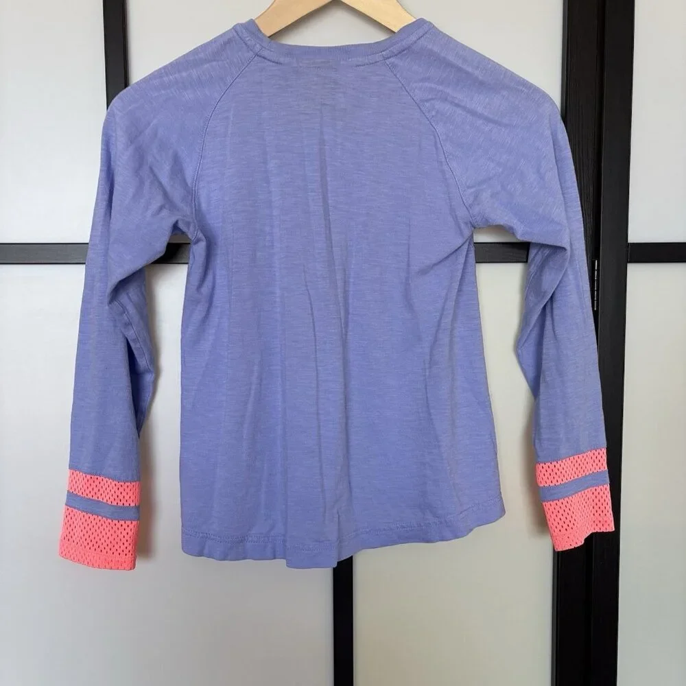 NIKE Girl Long Sleeve Top‎ Purple Pink Size Large Sporty Athletic School Play